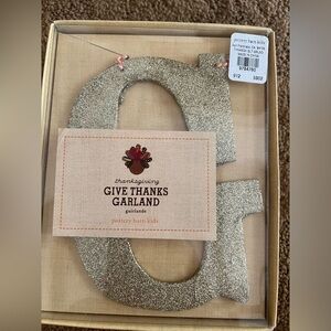 Pottery Barn “Give Thanks” Garland